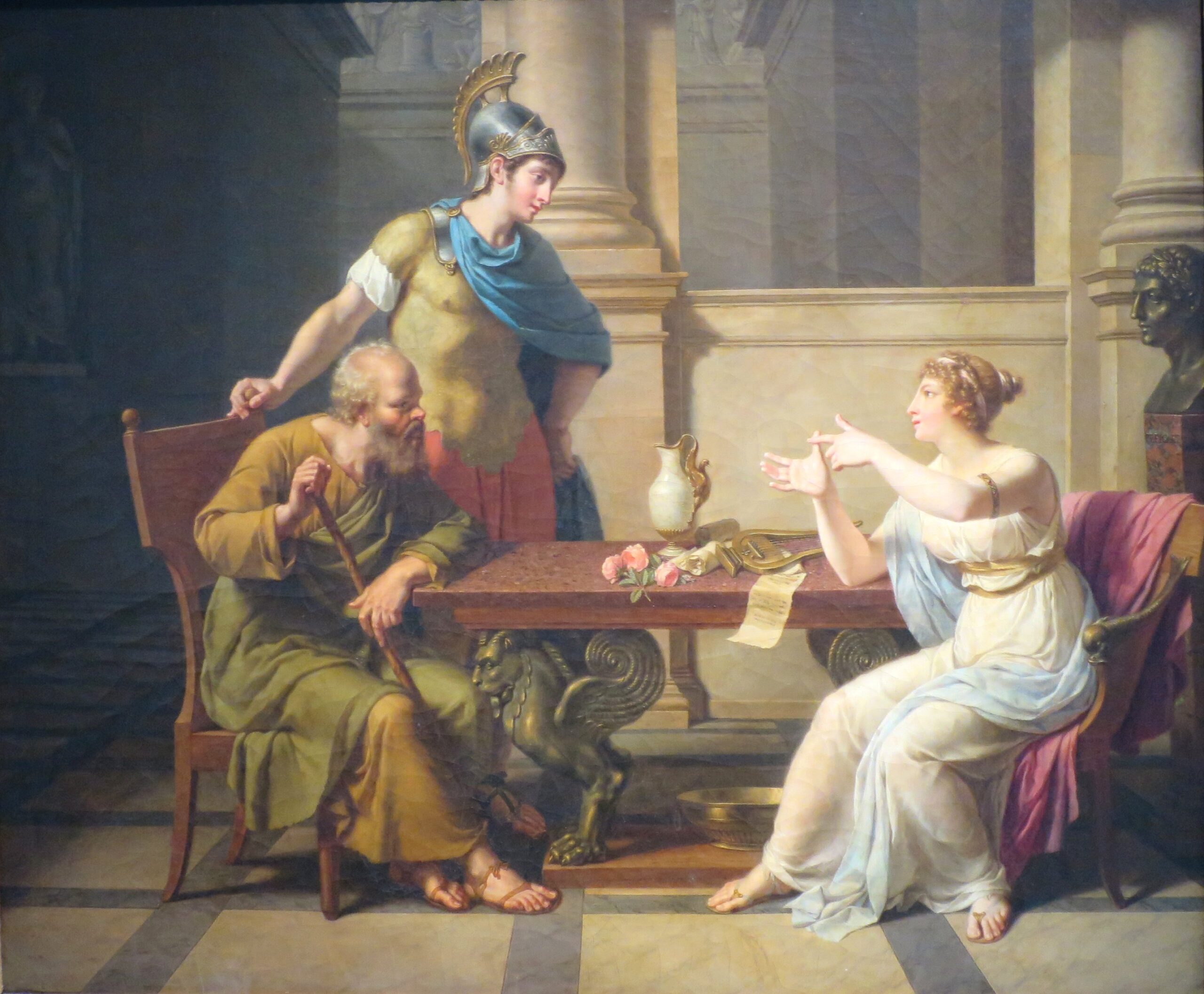 Aspasia y Sócrates