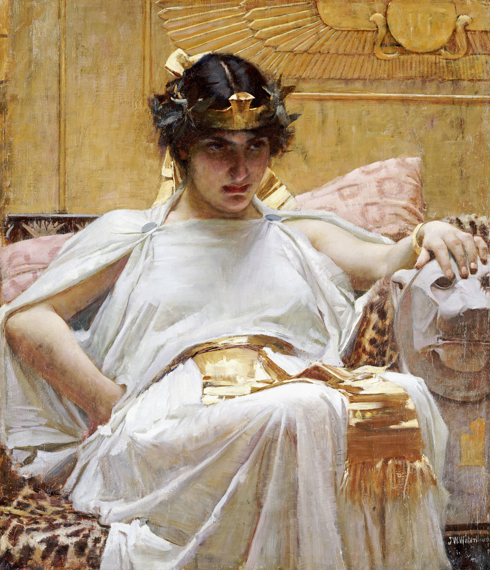 Cleopatra, John William Waterhouse Cleopatra, John William Waterhouse