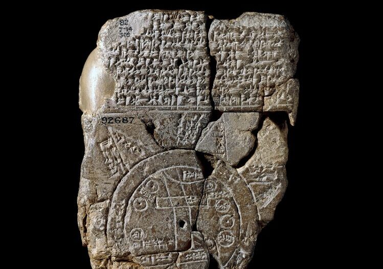 Mapamundi de Babilonia. Los Viajes de Aspasia