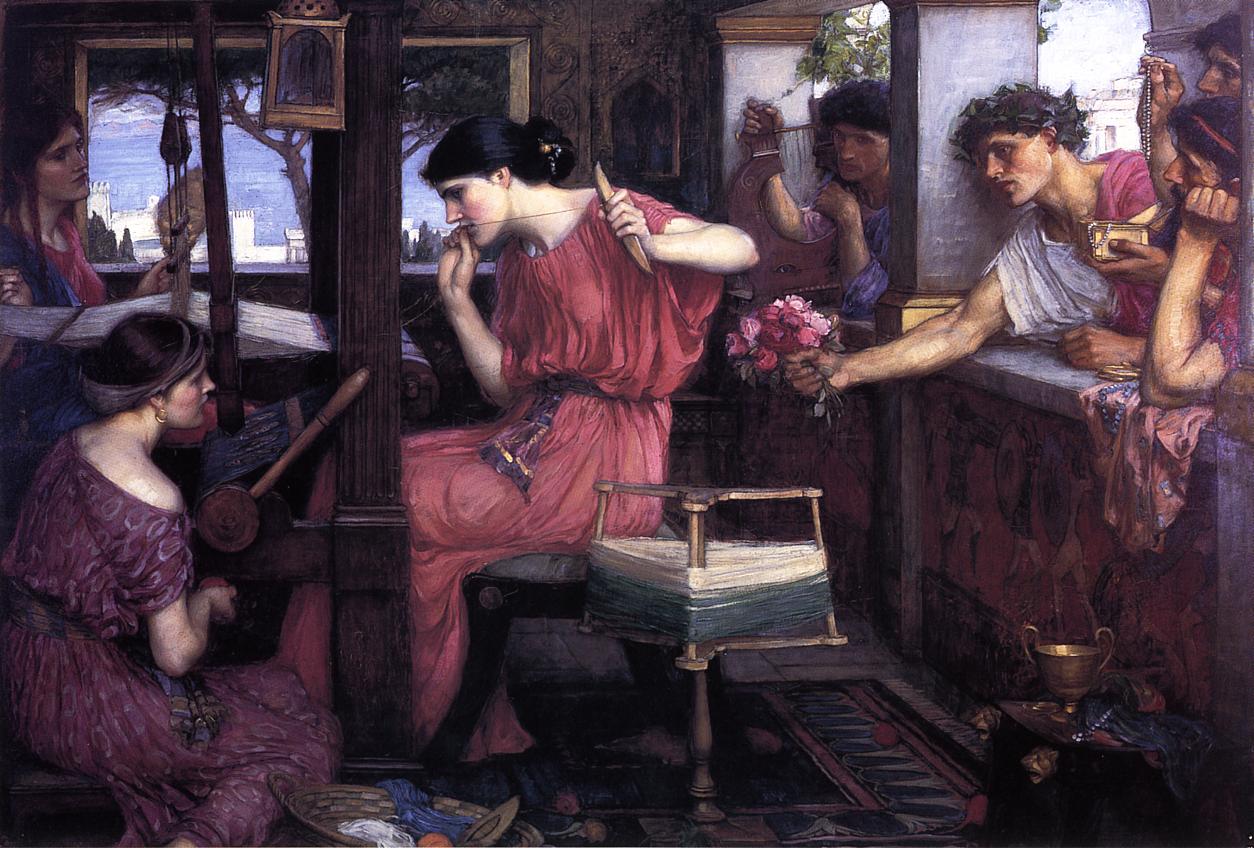 Los pretendientes. Waterhouse Los pretendientes. Waterhouse