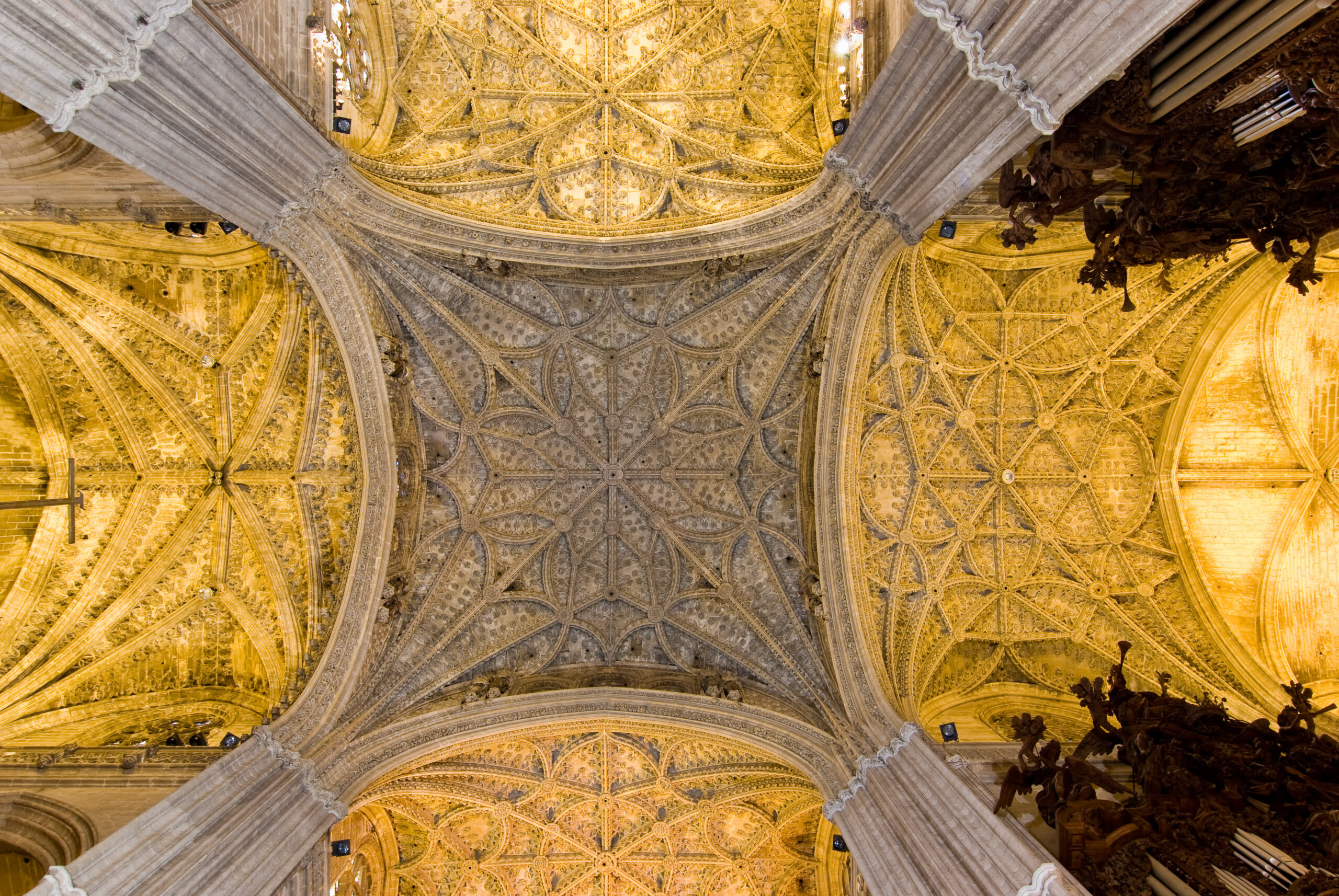 Bóveda estrellada de la Catedral de Sevilla