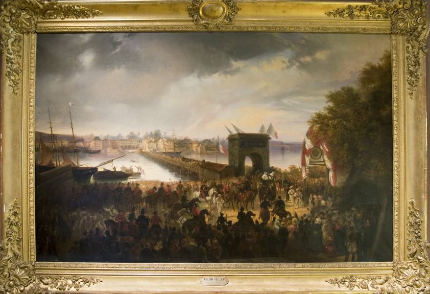 Llegada a Bayona del Duque y la Duques de Orleans. Hélène Feillet